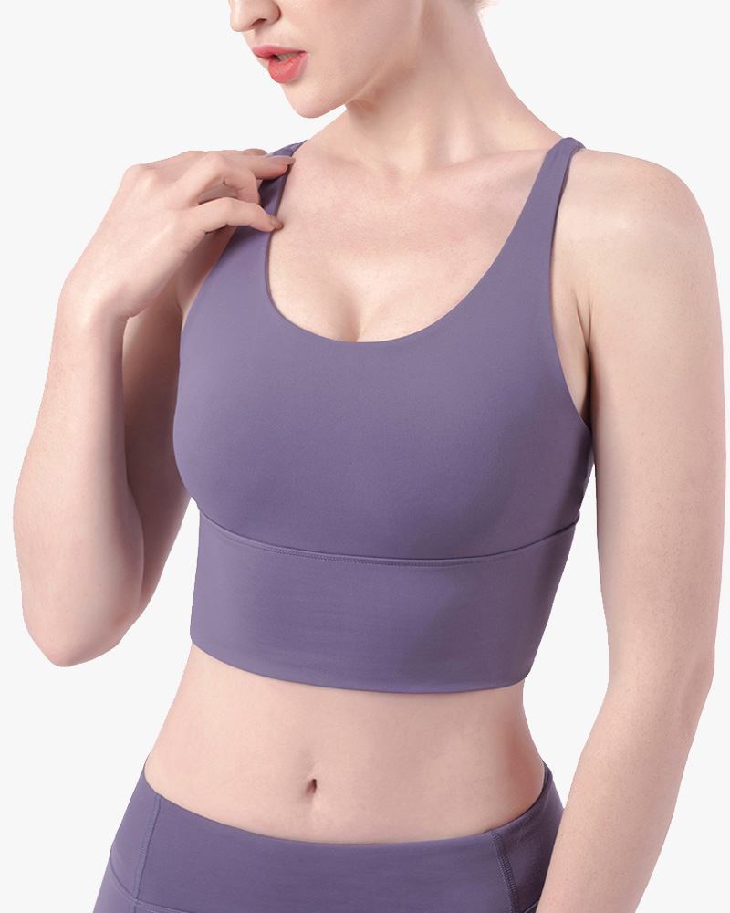 Women's Shockproof Gathering Sports Bra Yoga Bra