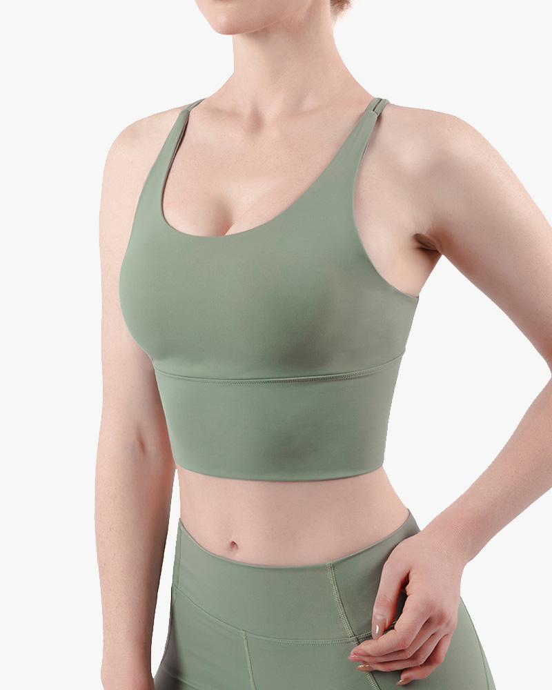 Women's Shockproof Gathering Sports Bra Yoga Bra