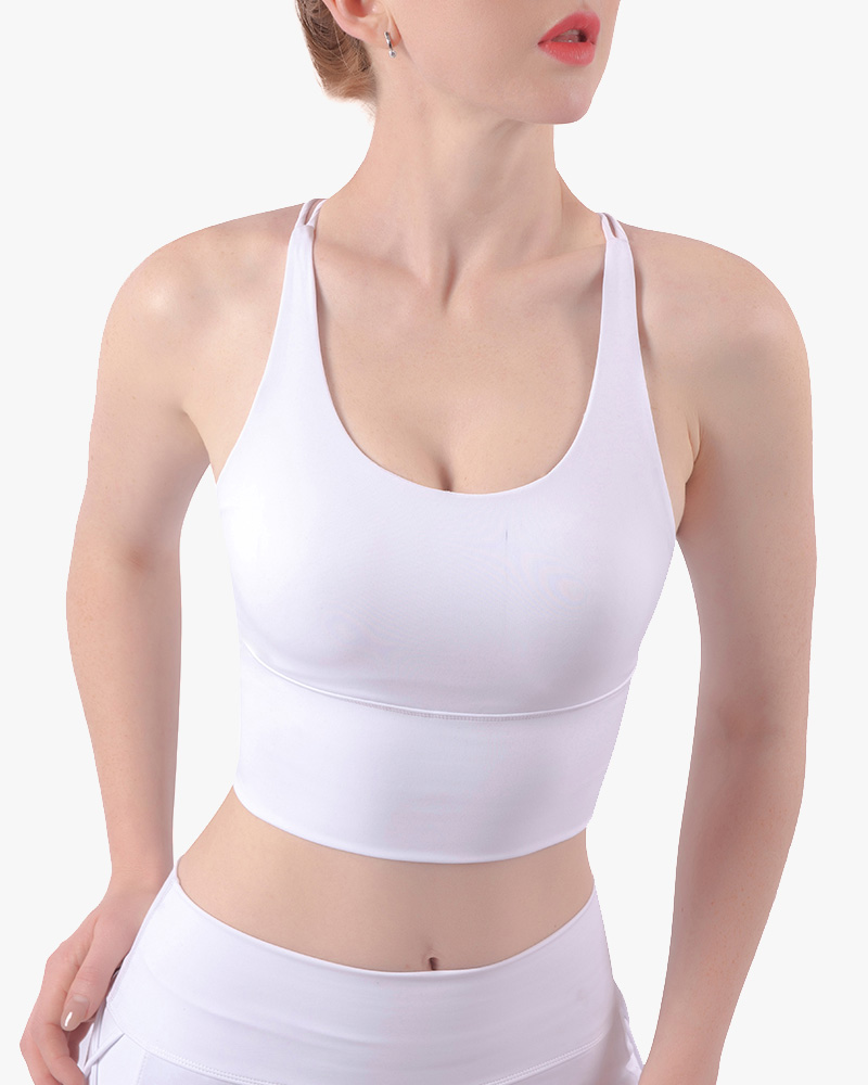 Women's Shockproof Gathering Sports Bra Yoga Bra