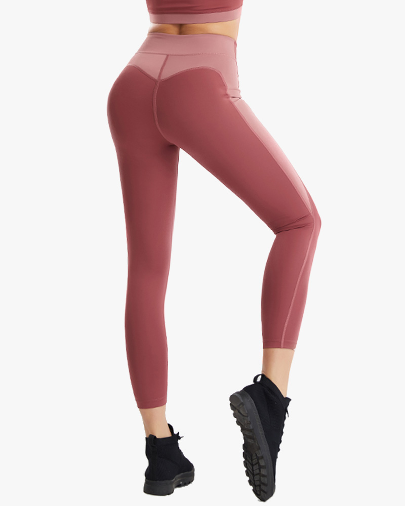 Spliced yoga pants