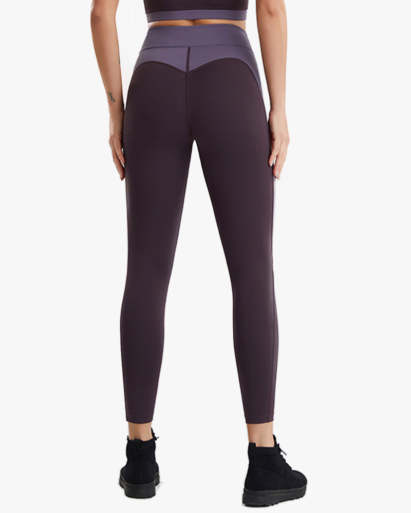 Spliced yoga pants
