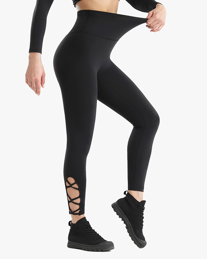 Ankle Cutout Workout Tights