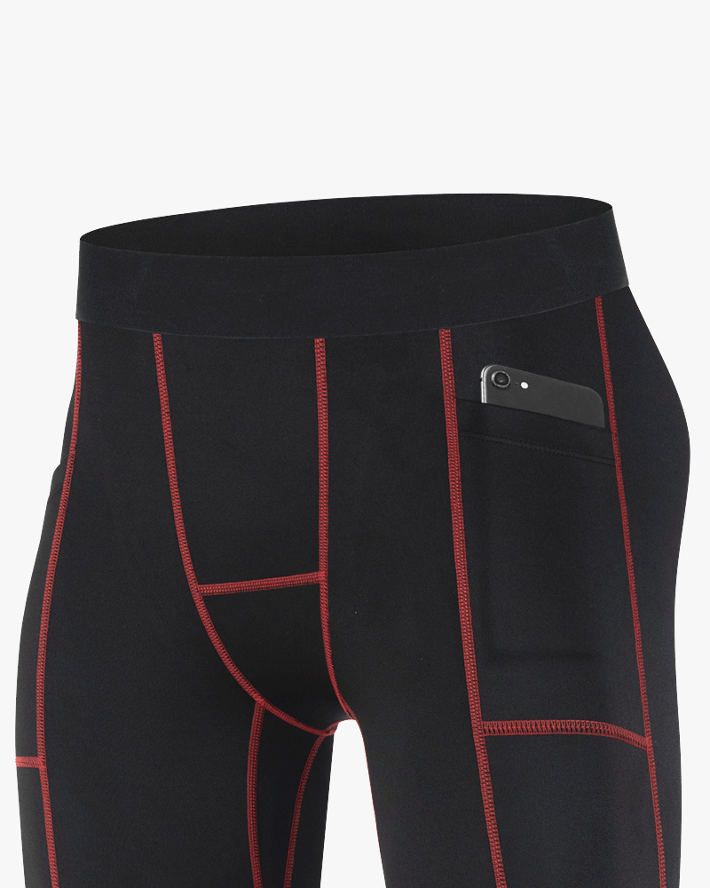 Custom logo men breathable running training fitness leggings