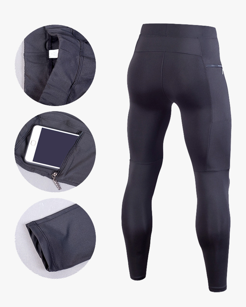 Men Leggings With Zipper
