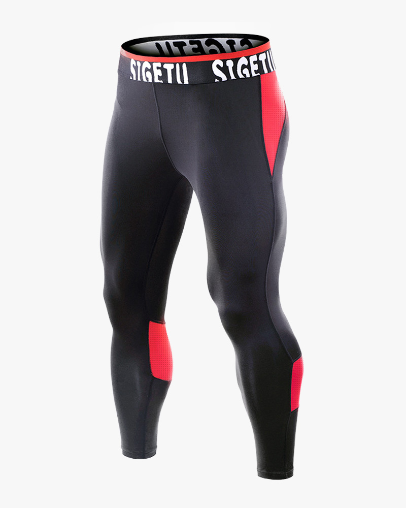 Custom Latest Leggings For Men Workout Leggings Fitness Running Wear Tight Pants