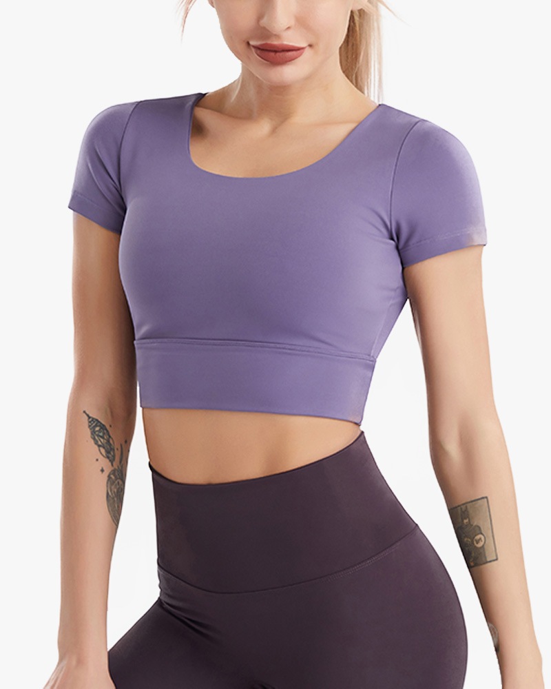 Sports bra tank top high support