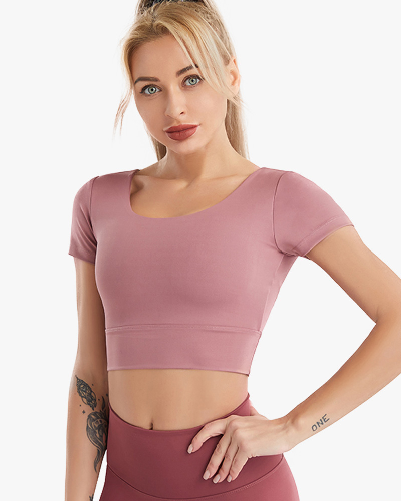 Sports bra tank top high support