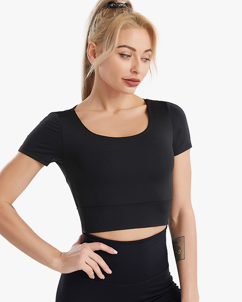 Sports bra tank top high support