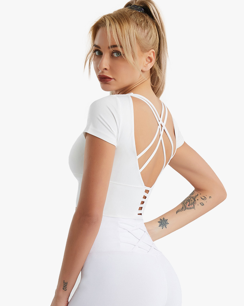 Scoop Neck Racer Back Vest Top For Womens