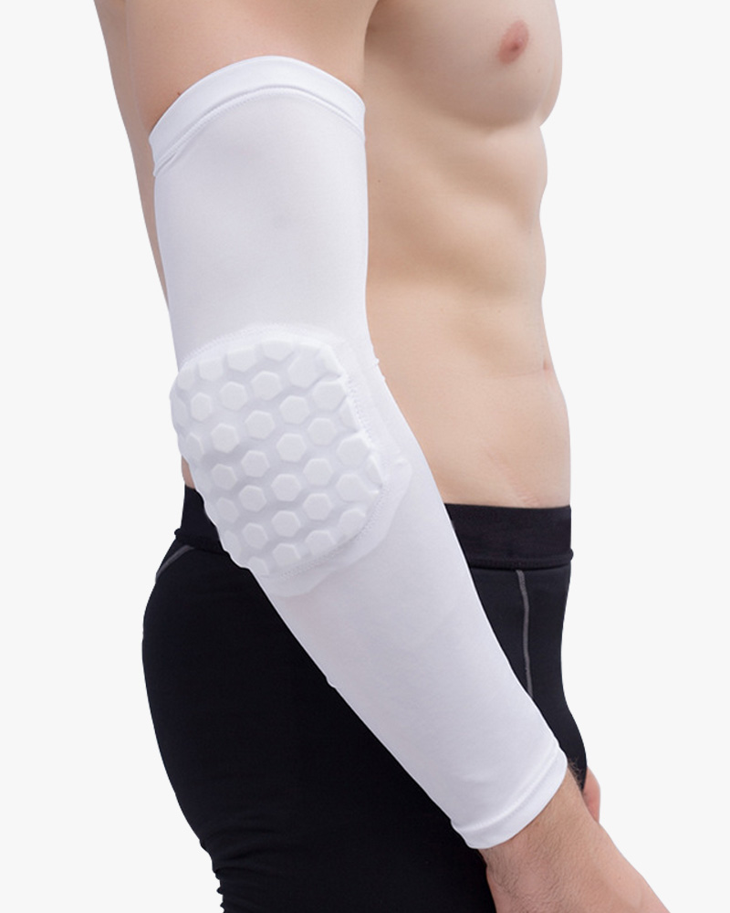 Crashproof Elastic Gym Sport Honeycomb Elbow Pads Guard Sleeve Elbow Protector