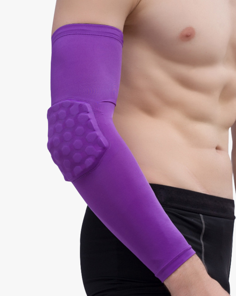 Crashproof Elastic Gym Sport Honeycomb Elbow Pads Guard Sleeve Elbow Protector