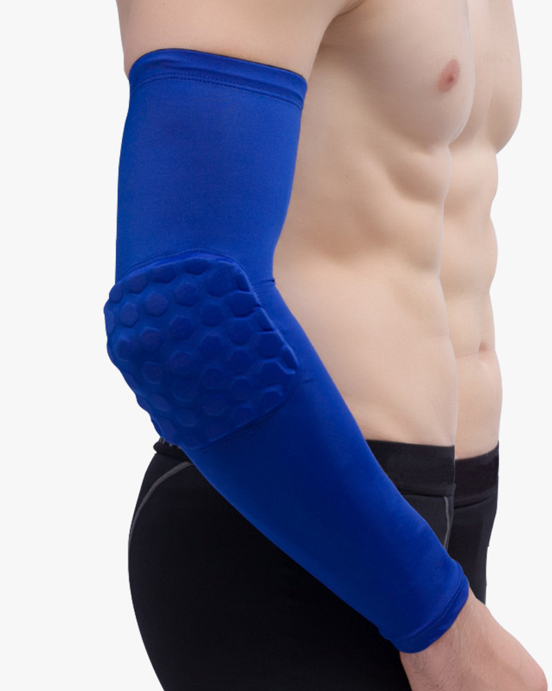 Crashproof Elastic Gym Sport Honeycomb Elbow Pads Guard Sleeve Elbow Protector
