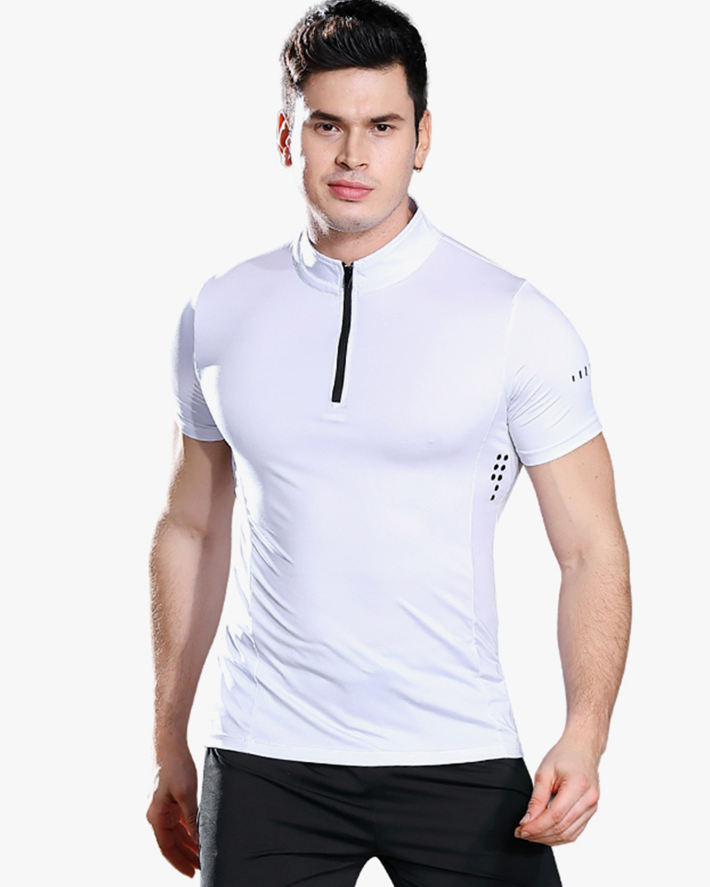 High elasticity short sleeve t shirts for men