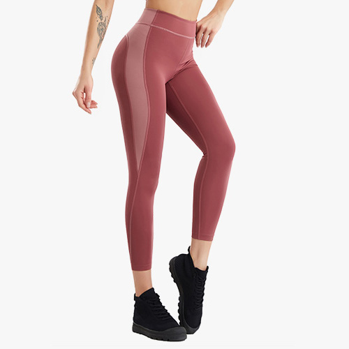 Spliced yoga pants
