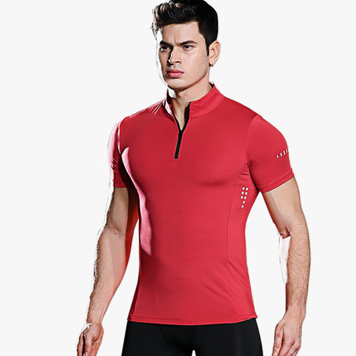High elasticity short sleeve t shirts for men