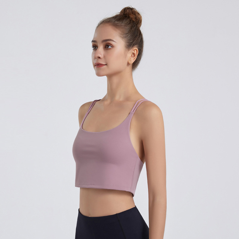 Double layered sports bra for ladies