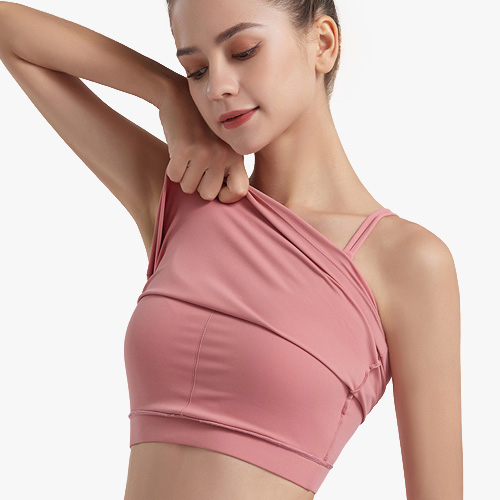Double layered sports bra for ladies