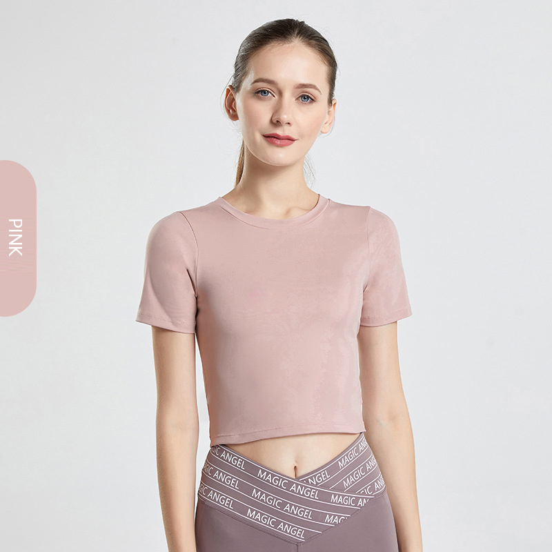 Custom women top short sleeve