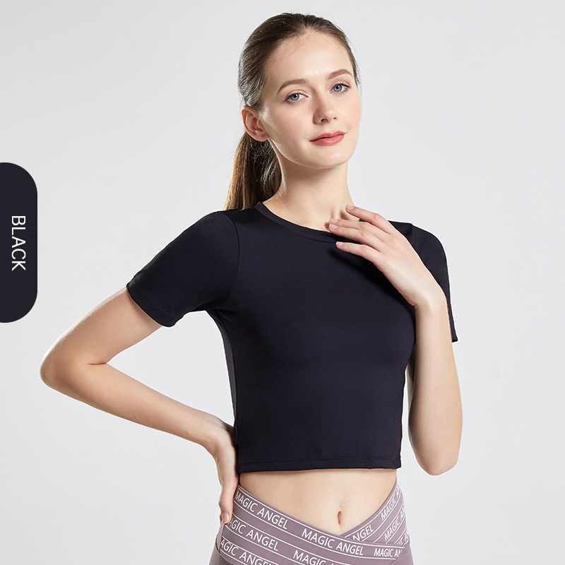 Custom women top short sleeve