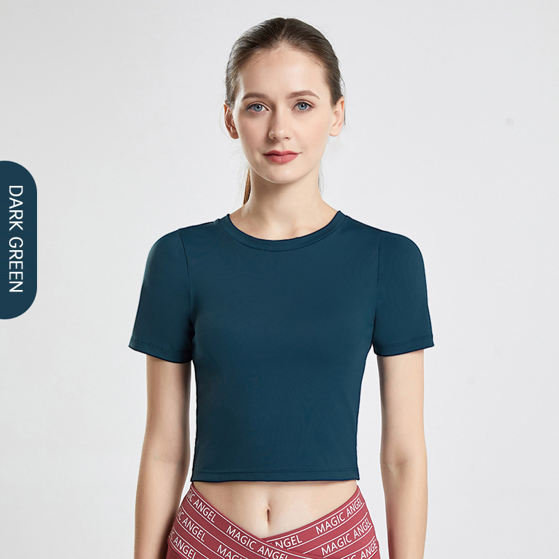 Custom women top short sleeve