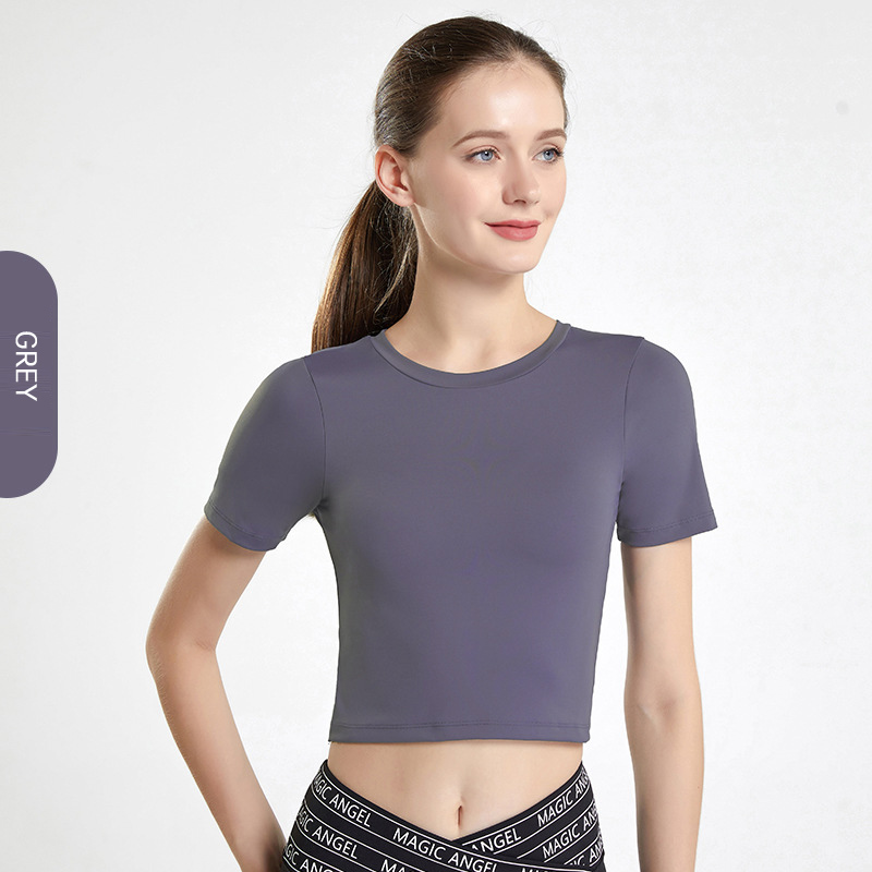 Custom women top short sleeve