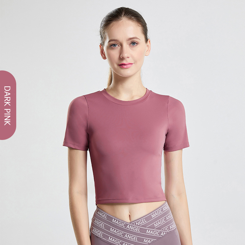 Custom women top short sleeve