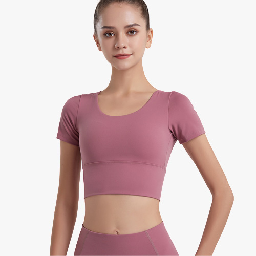 U-neck Cross Back Sports Bra