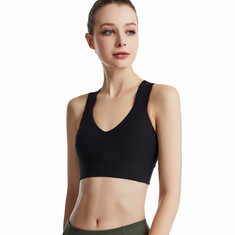 Sports Bra With Cross Straps
