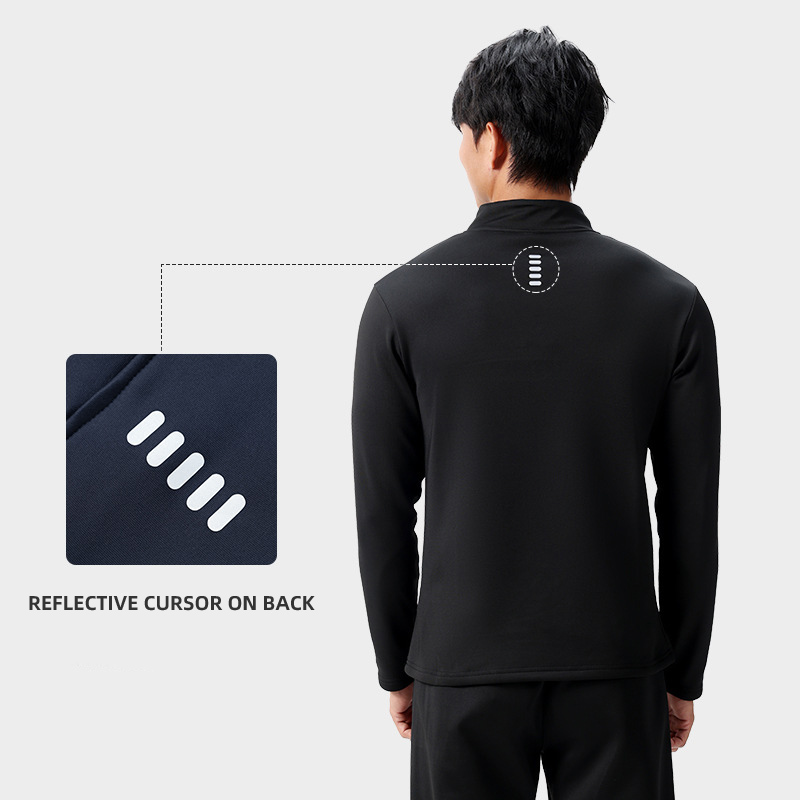 Dri-fit long sleeve half zip