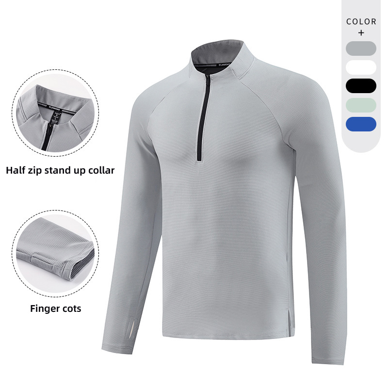 Men's Gym Zip Tops