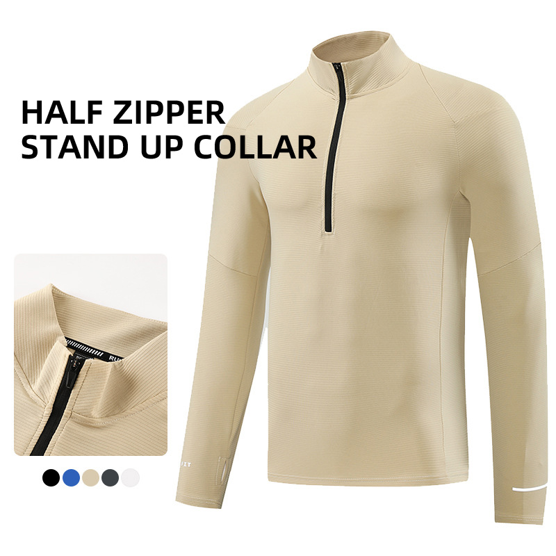 Running dri-fit long sleeve quarter zip