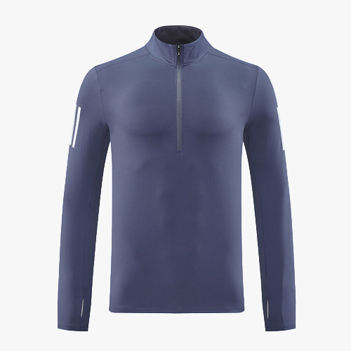 Running half zip top mens