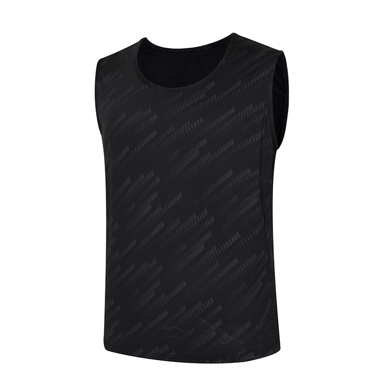 Custom sports vest sleeveless silk