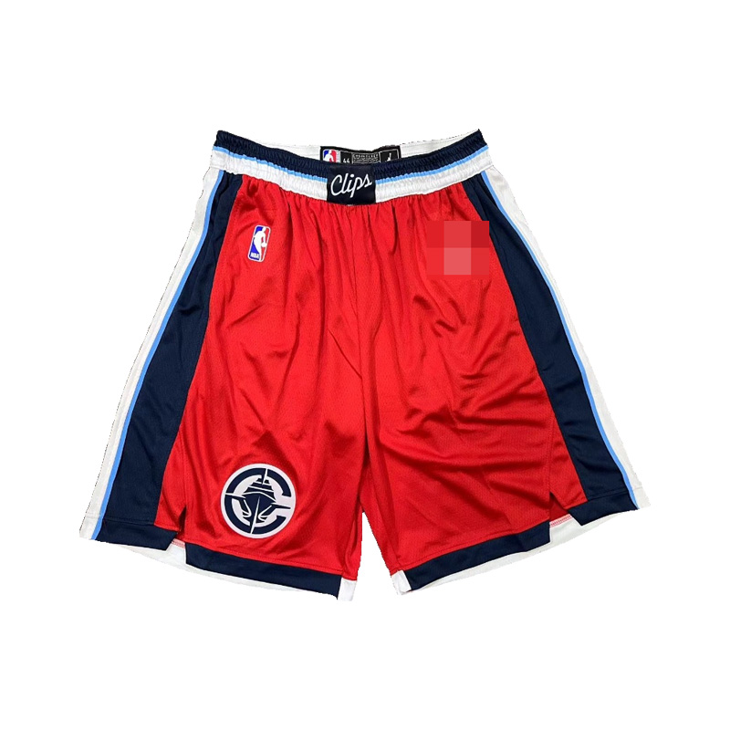 Red Los Angeles Clippers NBA Shorts