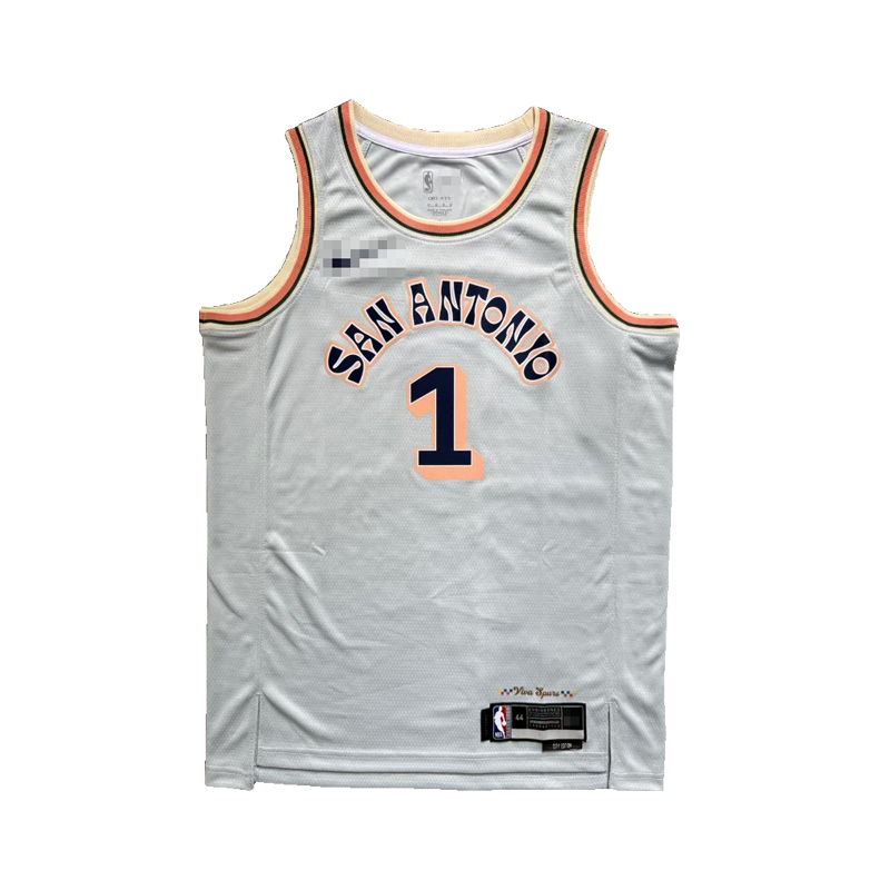San Antonio Spurs Roster white jersey 2024-25