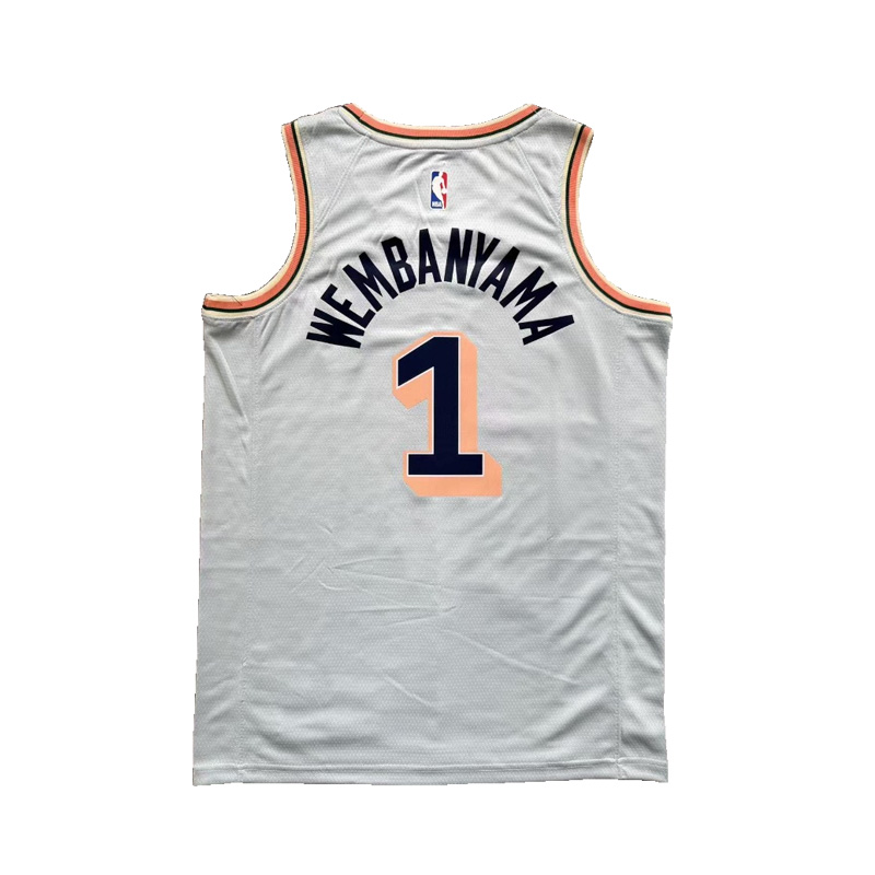 San Antonio Spurs Roster white jersey 2024-25