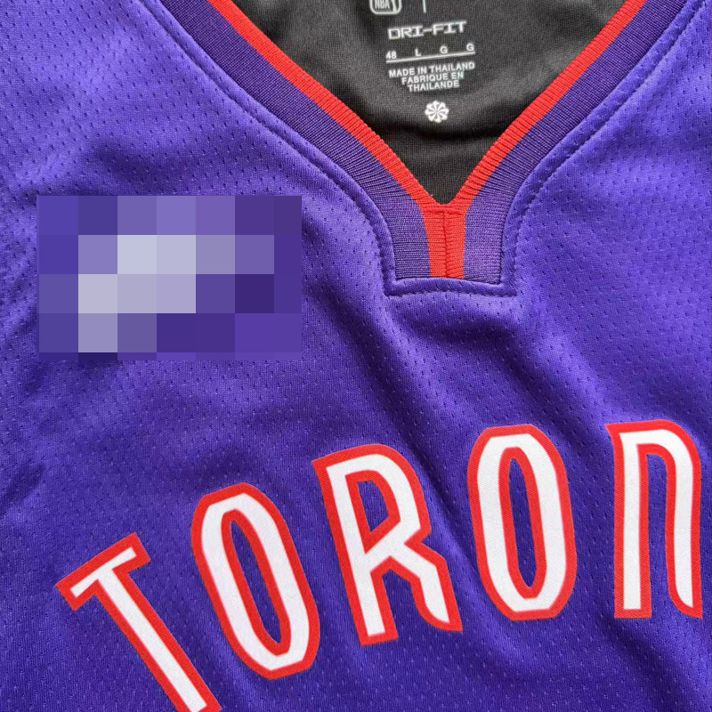 Toronto raptors throwback purple jersey
