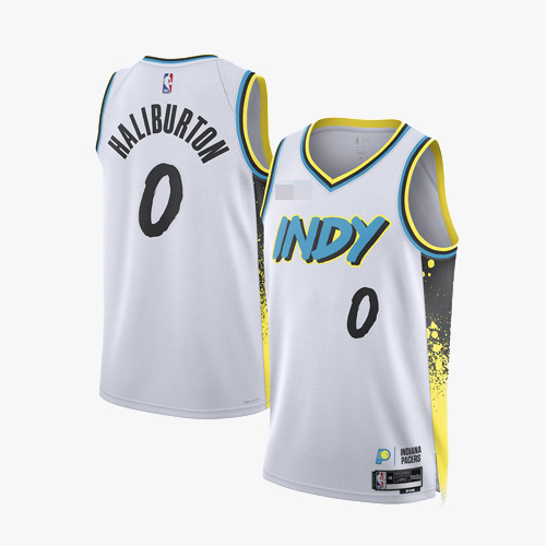 NBA 25 season Pacers official basketball jersey