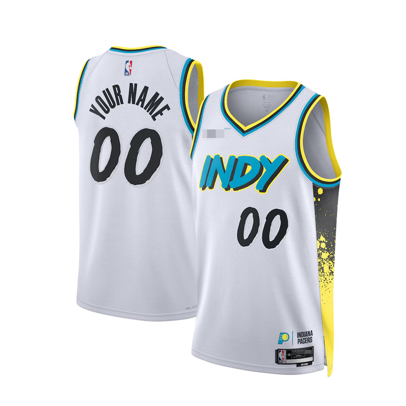 NBA 25 season Pacers official basketball jersey