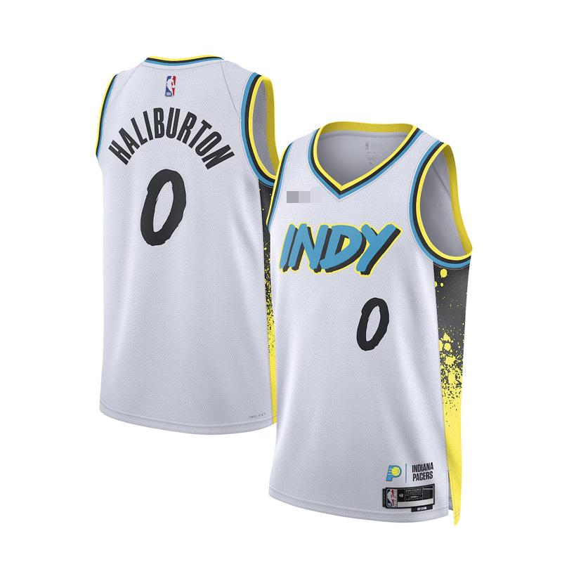 NBA 25 season Pacers official basketball jersey