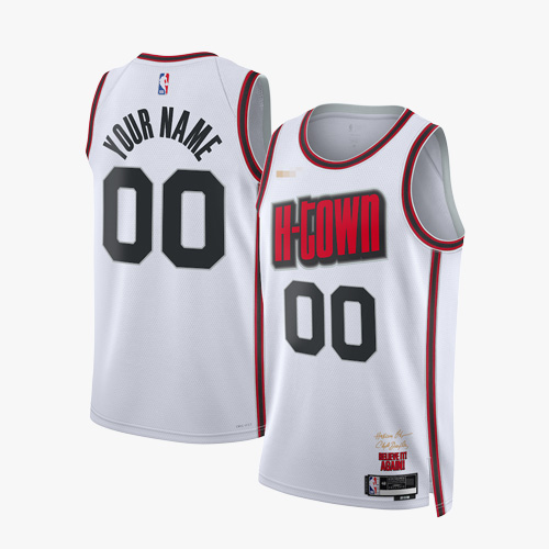Houston Rockets White Jerseys & Gear