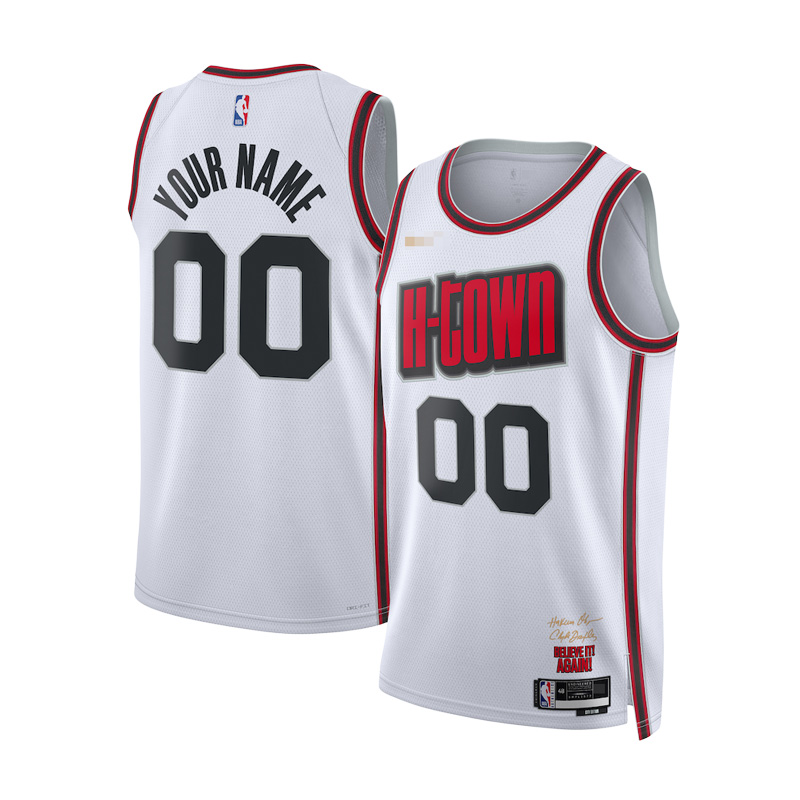 Houston Rockets White Jerseys & Gear