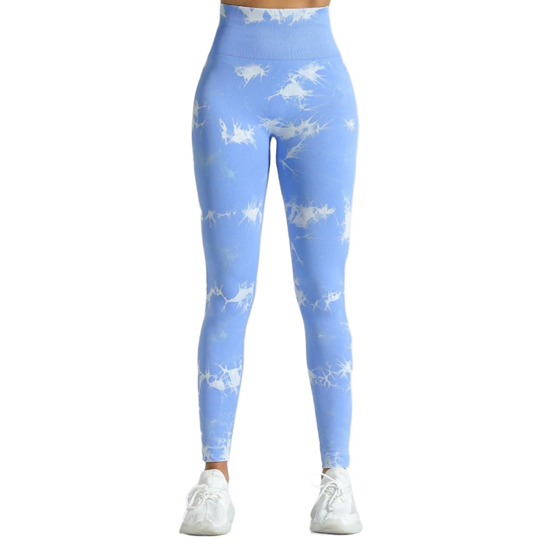 Women sexy Peach buttocks Tie dye yoga pants & leggings