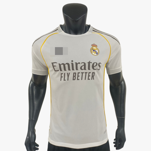 25-26 Club Real Madrid home court football jersey