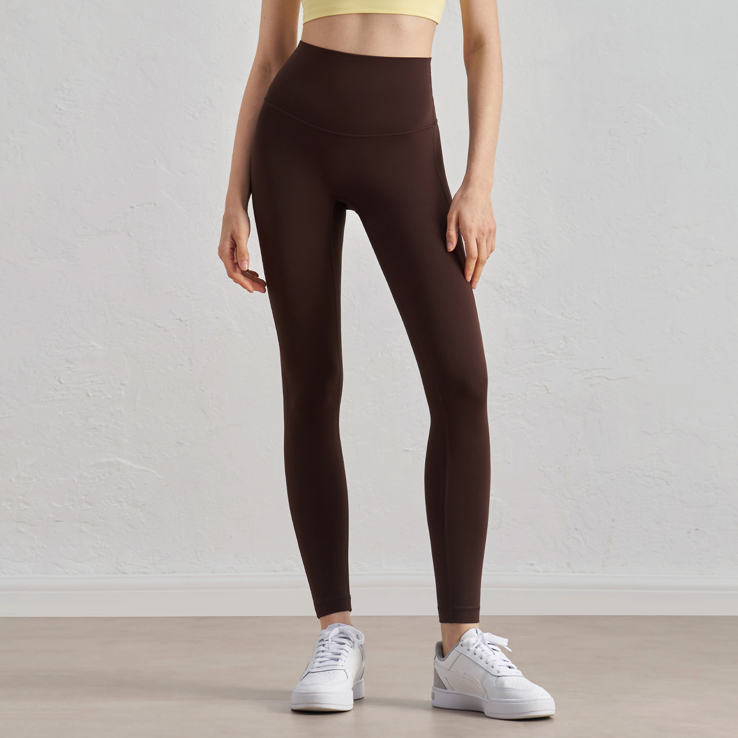 Women's High Waist Nylon Yoga Leggings