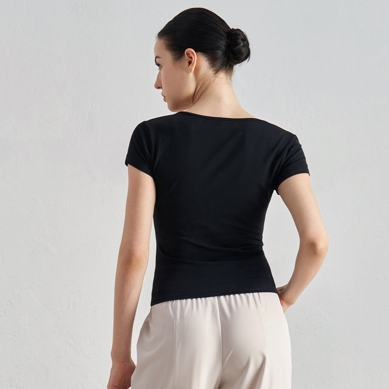 Women's Waist-Cinching Athletic Yoga Tee