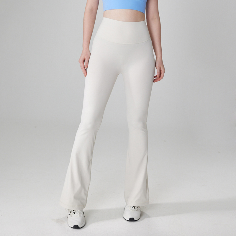 Women's  Seamless Yoga Pants | Slimming Free-Size Flared Leg Fitness Bottoms