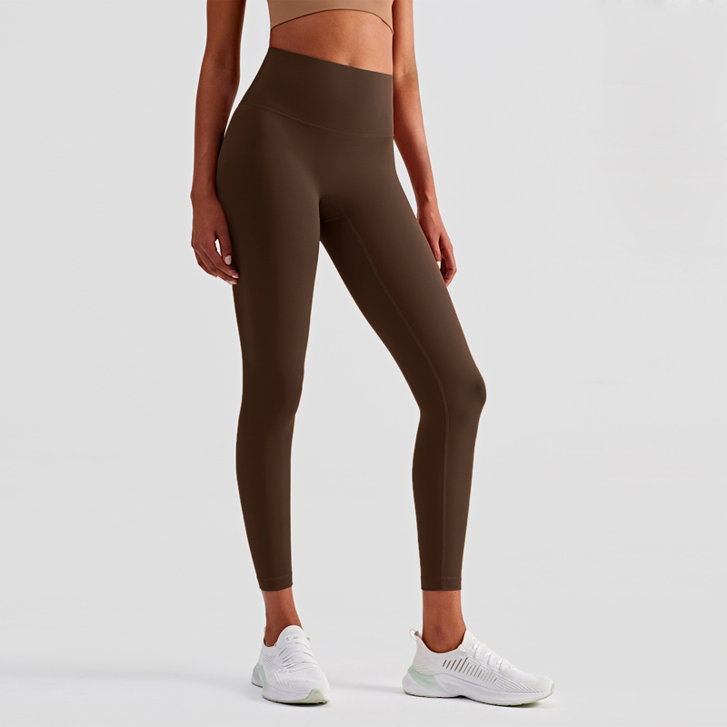Outdoor Naked-Feel Peach Booty Leggings-Seamless High-Waisted Yoga Pants for Women