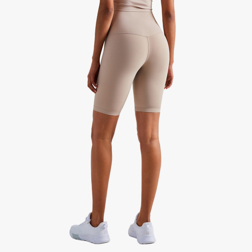 Custom Women's 5-Inch High-Waisted Gym Shorts | Outdoor Fitness & Sports Shorts | Kemhing S