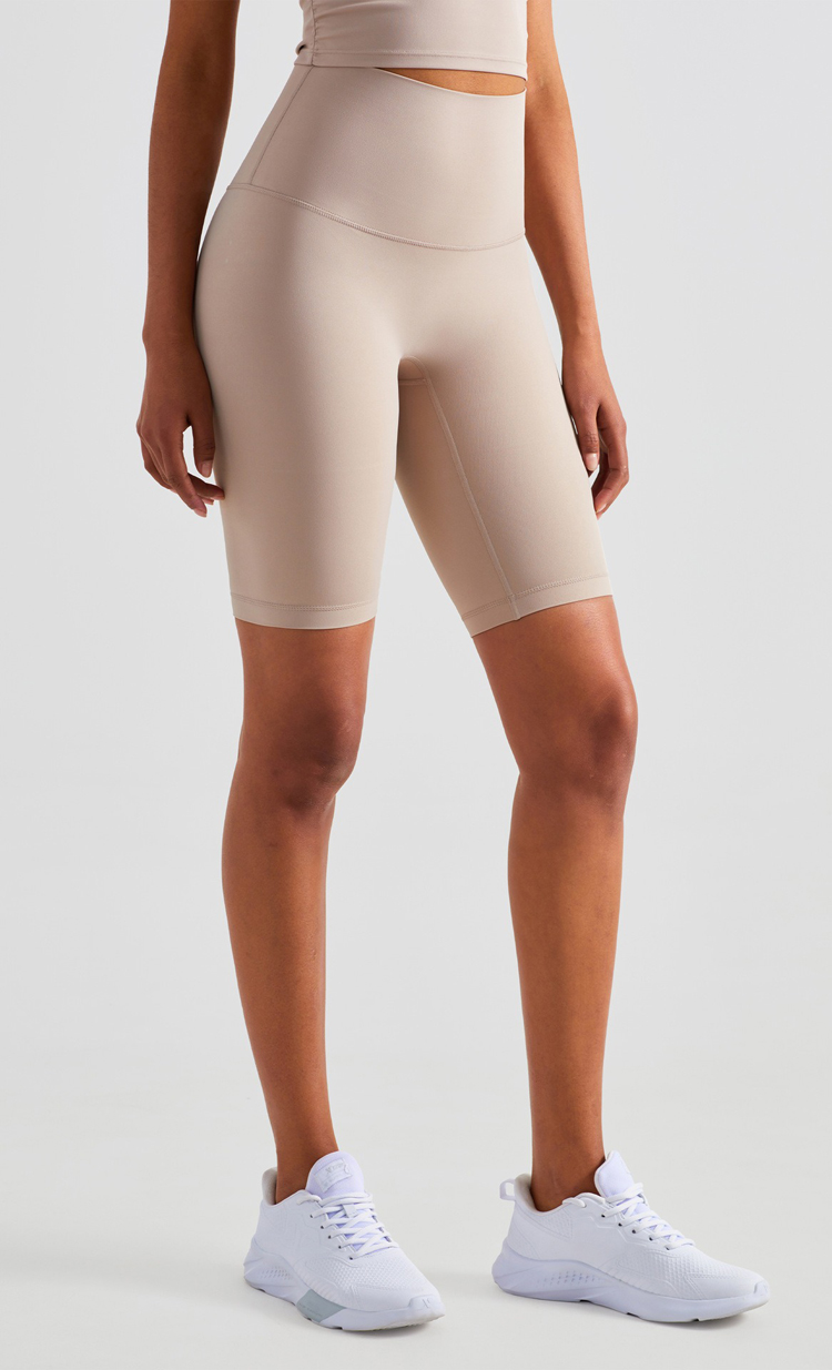 high-rise athletic shorts for women
